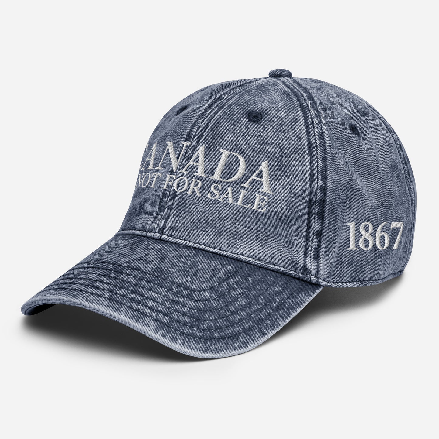 CANADA Unisex Vintage Cotton Twill Cap