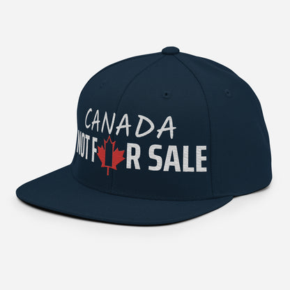 Canada Embroidered Snapback Hat